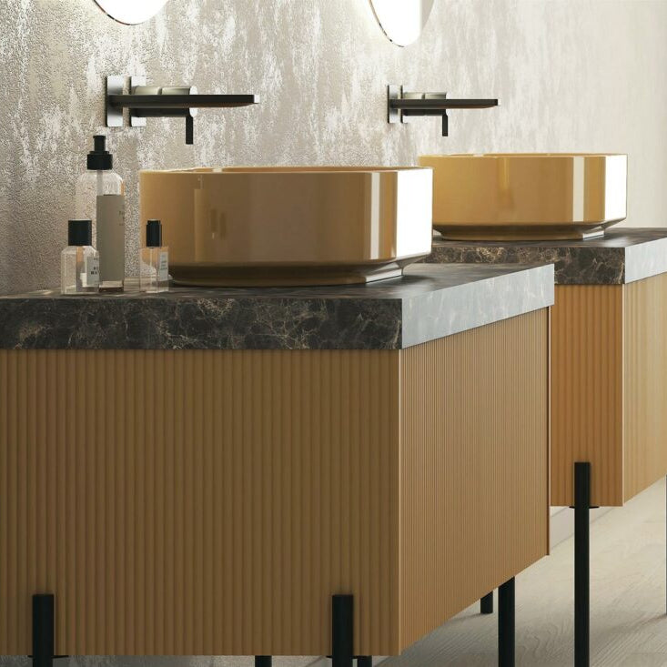 RI-TRATTO 11 SERIE COMPLETA - Mobile Bagno Curry Laccato