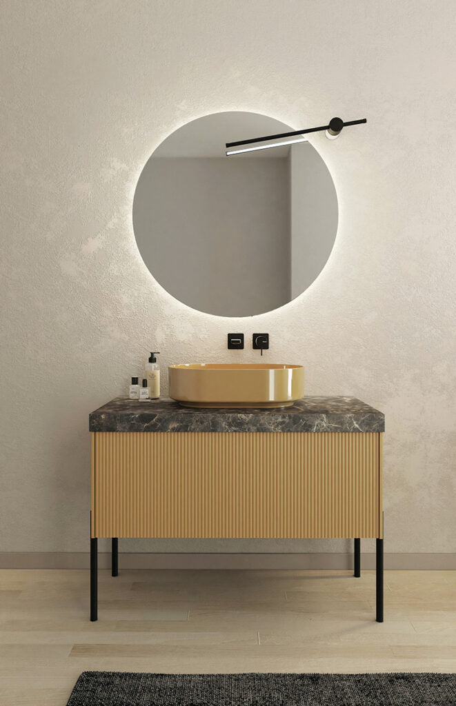 RI-TRATTO 11 SERIE COMPLETA - Mobile Bagno Curry Laccato