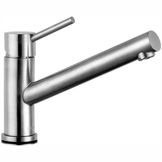 MISCELATORE INCLINATO PER LAVELLO IN ACCIAIO INOX