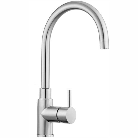 MISCELATORE LAVELLO IN ACCIAIO INOX BOCCA ALTA SERIE STEEL2