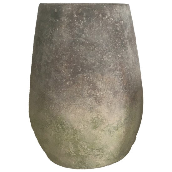 VASO CEMENTO TONDO d.24 x h.35,5 cm. MUSCHIO - FLORUM