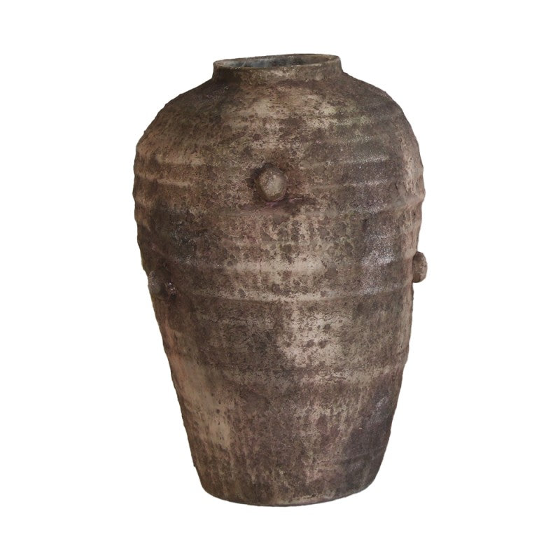 VASO CERAMICA TONDO d.25,5 x h.37,5 cm. TERRA - FLORUM