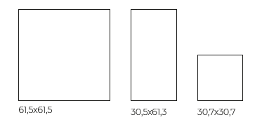 Emilia 61,5×61,5 – 30,5×61,3 – 30,7×30,7