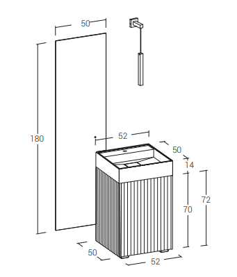 Ri-Tratto 17b - Serie Completa Arredo Bagno