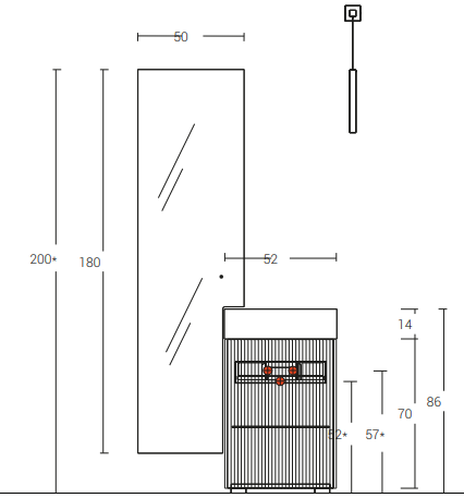 Ri-Tratto 17b - Serie Completa Arredo Bagno