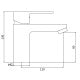 MISCELATORE LAVABO VIRTUS LAVABO CON SCARICO AUTOMATICO PILETTA OTTONE 1.1/4