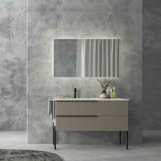 RI-TRATTO 05 SERIE COMPLETA - Mobile Bagno con Vasca in Marmo Tecnico