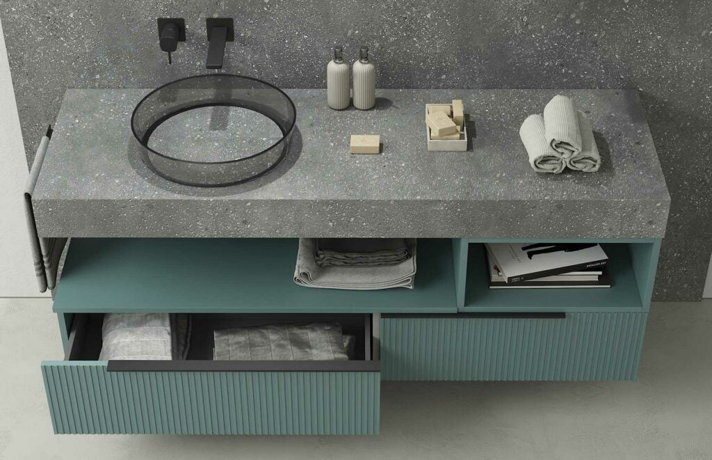 Re-Tratto 15 – Komplette Badezimmermöbelserie