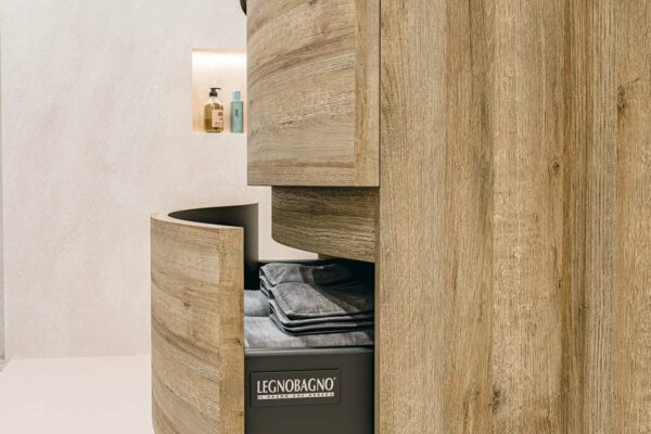 Flex 03 - Set Mobili Bagno con Lavabo e Specchio