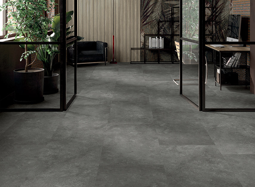 Doga in SPC (Stone Plastic Composite) -Mineral&Metal Pavimento Impermeabile