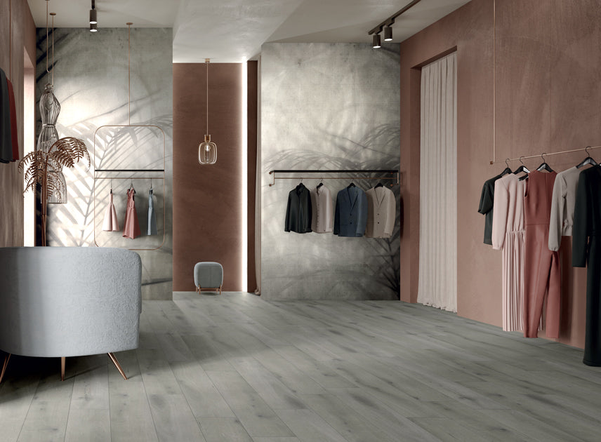 Doga in SPC (Stone Plastic Composite) S-Wood Pavimento Impermeabile