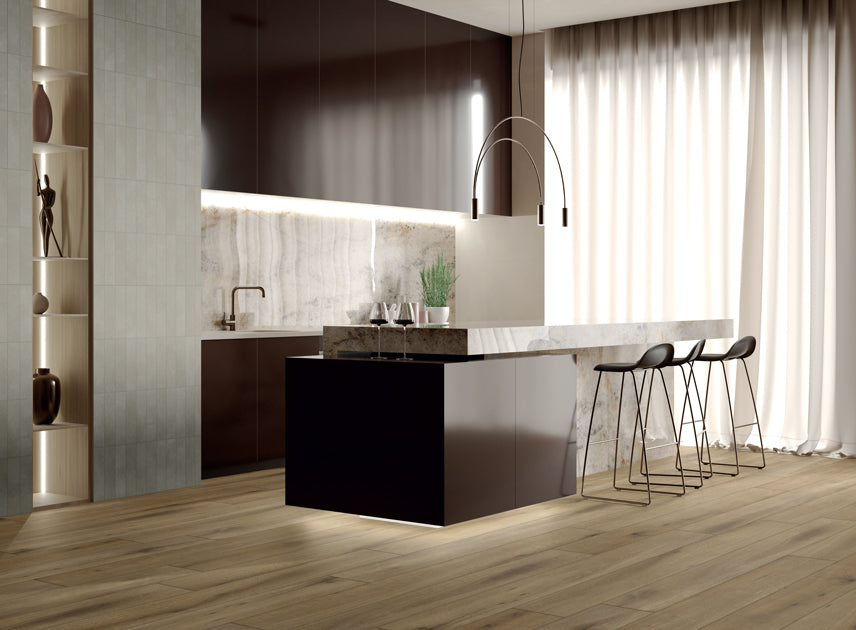 Doga in SPC (Stone Plastic Composite) S-Wood Pavimento Impermeabile